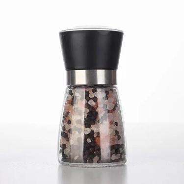 Imagem de Moedor De Sal E Temperos Especiarias Pimenta Sal Em Vidro Premium 180ML/210ML(2,180ML)