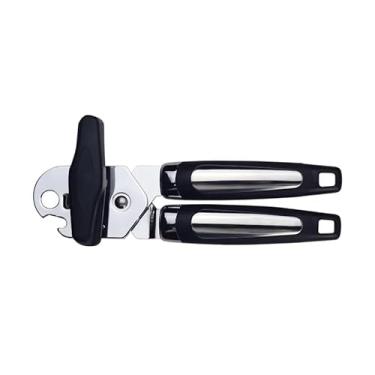 Imagem de Abridor de Latas e Garrafas 3 em 1 em Aço Inox Premium – Design Ergonômico, Seguro e Resistente – Ideal para Cozinha, Bar e Camping – Uso Profissional Durável e Fácil de Usar