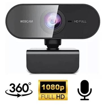 Imagem de Webcam FullHD 1080P com Microfone - Plug & Play - Enviamos no mesmo di