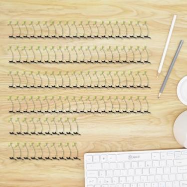 Imagem de 100 peças de grampo de cabelo, clipes engraçados, prendedor de cabelo, prendedor de cabelo verde, acessórios de festivais, clipe de cabelo de cogumelo para mulheres