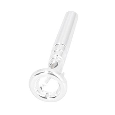 Imagem de XUXHOU Bocal de Trompete Banhado a Prata Durável para Buzina de Saxofone, Melhora e Corrige o Som