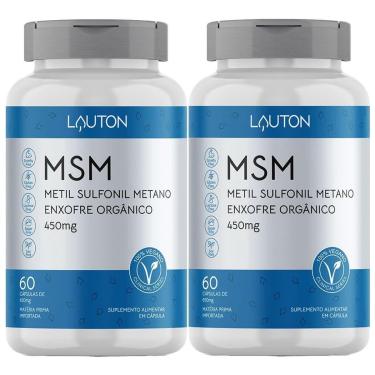 Imagem de Kit 2X MSM - Metil Sulfonil Metano - 60 Cápsulas - Lauton Nutrition-Masculino