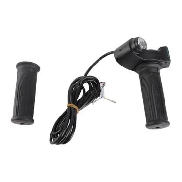 Imagem de Eacam Punho de Guidão Com Display LED à Prova D'água, Punhos de Scooter de Bicicleta Resistentes e Confiáveis ​​para Carros Elétricos, Suporte Antiderrapante Confortável, Fácil de