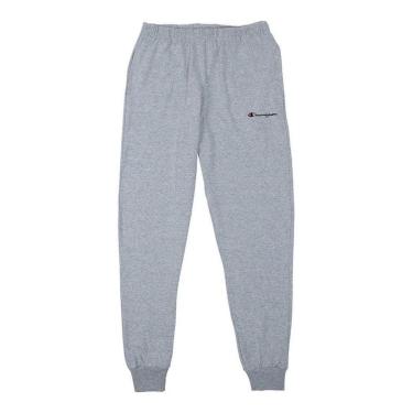 Imagem de Calca Moletom Champion Jersey Pant Joggers Script Vertical Ink - cinza-Masculino