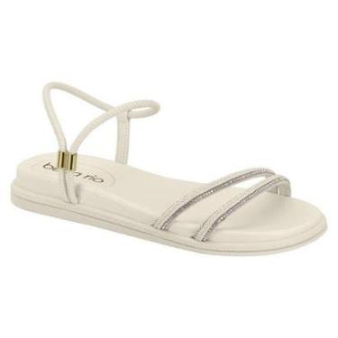 Imagem de Sandália Moda Feminina Beira Rio Strech 8488.113 - Branca-Feminino