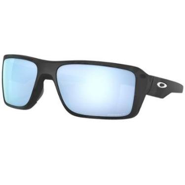 Imagem de Óculos de Sol Oakley Double Edge Matte Black Camo W/ Prizm Deep Water Polarized-Masculino
