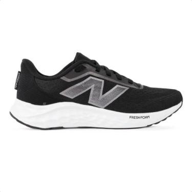 Imagem de Tênis New Balance Fresh Foam Arishi V4 Masculino, 40, Preto, Prata