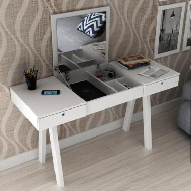 Imagem de Penteadeira Escrivaninha 2 Gavetas Tecno Mobili PE2002 - Tecnomobili, 