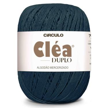 Imagem de Fio Linha Clea Duplo 508m Círculo 150g Ideal Crochê E Tricô (5073 - PETRÓLEO)