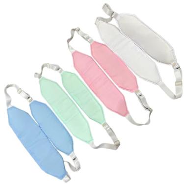 Imagem de Tipóia para Amamentação e Sustentação do Seio, 4 Cores (Branco, Rosa, Verde, Azul), Ajustável e hipoalergênico.