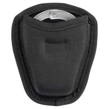 Imagem de Capa para algemas, suporte de algema superior aberto com nylon 600 Denier, coldre para cinto de serviço profissional da polícia, acessórios rápidos para correntes ou algemas de dobradiça padrão