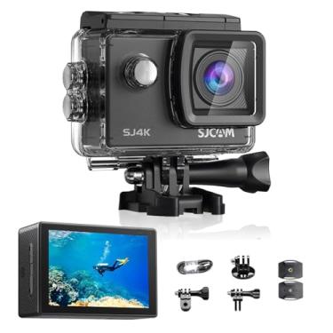 Imagem de SJ~CAM SJ4000-Câmera de Ação à Prova D'água 30m,Filmadora 4K 40 MP EIS de 3 Eixos, Câmera Subaquática à prova D'água com Campo de Visão de 170°, Zoom de 5X (Tela única)