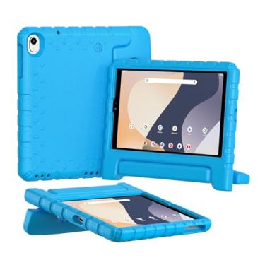Imagem de CCambro Capa infantil para tablet Onn 20.3 cm Gen 4 2024 (Modelo: 100135923), capa de suporte ajustável macia à prova de choque para tablet Onn 20.3 cm Gen4 2024, azul