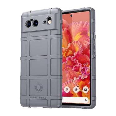 Imagem de IDEWEI Capa para Google Pixel 6, fibra de carbono refinada, anti-queda, anti-impressões digitais, proteção integral. A capa do telemóvel é compatível com o Google Pixel 6