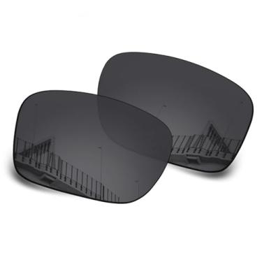Imagem de Well-aimed Lentes de reposição polarizadas de 1,5 mm para óculos de sol Ray-Ban Justin RB4165 54 mm, antiarranhões, resistente a impactos, Preto polarizado - 1,5 mm, One Size
