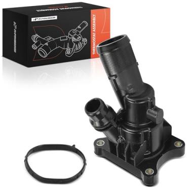 Imagem de A-Premium Conjunto de carcaça do termostato de arrefecimento do motor com vedação compatível com Volvo XC60, XC90, S60, XC40, XC70, S80, S90, V60, S60/V60 Cross Country, V90/V90 Cross Country
