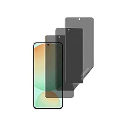 Imagem de TMahhbid Película de hidrogel de privacidade flexível de 2 peças para Samsung Galaxy A07 (6,7 polegadas), protetor de tela de TPU antiespião, antiespião, sensível ao toque, à prova de explosão