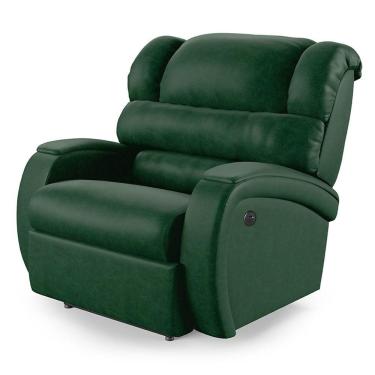 Imagem de Poltrona Do Papai Reclinável Napoli Power Touch Usb Pu Fh1 Verde Musgo