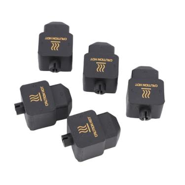 Imagem de YWBL-WH Capa de Silicone Hotend 5 Unidades para Impressora 3D H2D Combo, Meia de Calor Resistente a Altas Temperaturas de até 572 ° F, Capa Flexível Protetora para Bloco Aquecedor de Extrusora