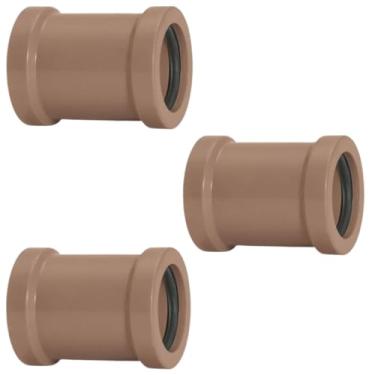 Imagem de Luva de Correr 25mm PVC Encanamento Conexão | Akato | Kit 03 Un