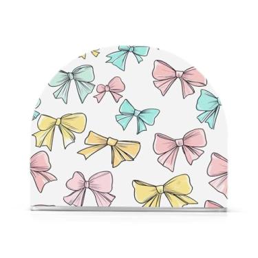 Imagem de Qilmy Bonito suporte de guardanapo de gravata borboleta para mesas - porta-guardanapos para cozinha, porta-guardanapos de mesa, porta-guardanapos de coquetel, porta-guardanapos de papel150