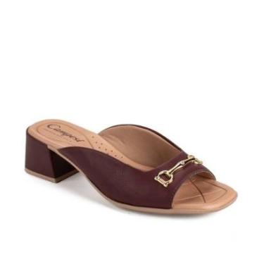 Imagem de Tamanco Campesí de Salto Bloco Feminina CE153-Feminino