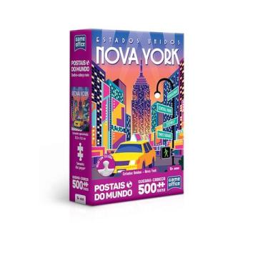 Imagem de Quebra cabeça 500 peças NANO - New York EUA puzzle Toyster