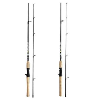 Imagem de Kit 2 Vara Para Carretilha Pro Staff 1,80m 10-20Lbs Carbono Grafite Tu
