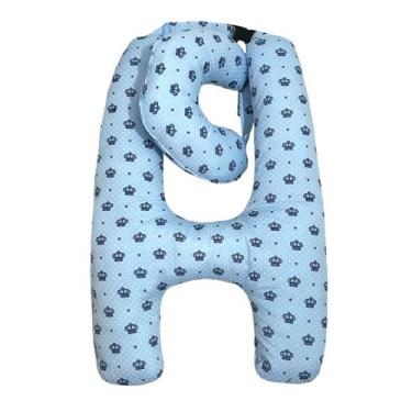 Imagem de Almofada em formato H para viagem de carro com encosto - Nathalia Enxo