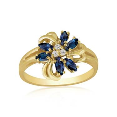 Imagem de Designed by Ellen Anel de Alexandrita Anel de Diamante Alexandrita com Mudança de Cor Natural em Ouro 14k, pedra preciosa, Alexandrita