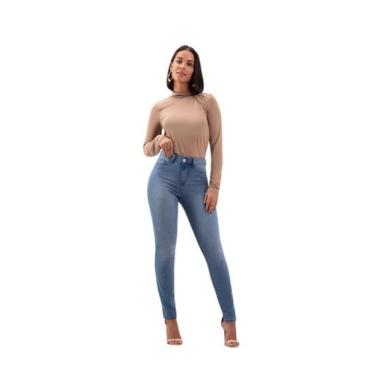 Imagem de Calça Jeans Feminina Lunender Fit For Me 0026j, Jeans, G (42 ao 46)