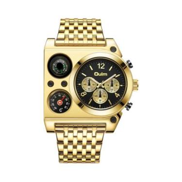 Imagem de Relógio Militar Masculino De Quartzo Com Bússola E Display De Temperat