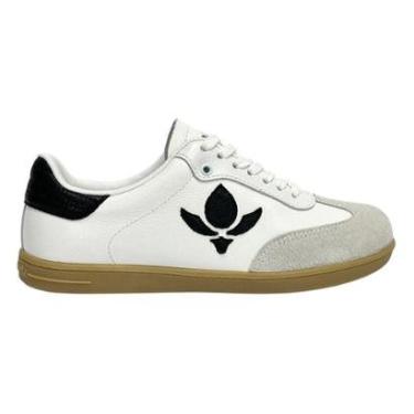 Imagem de Tênis Cravo e Canela Pietra Couro 1629CC Branco/Preto-Feminino