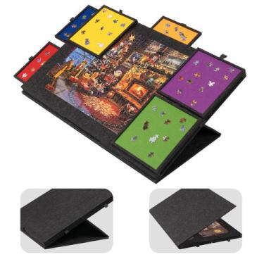 Imagem de Tablero para Rompecabezas LAVIEVERT de 1500 Piezas con 6 Cajones de Co