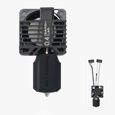 Imagem de 3DTOOLS Bambu Lab Conjunto De Kits De Hotend De Aço Temperado Com Ventilador Para Impressora 3D P1, P1P, P1S (0,4 Mm)