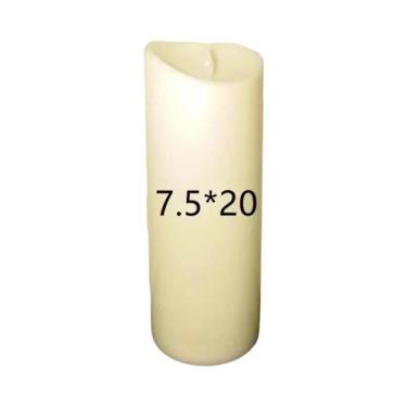 Imagem de Lâmpada De Candeia Elétrica LED Com Bateria, Velas Sem Chama Para Deco