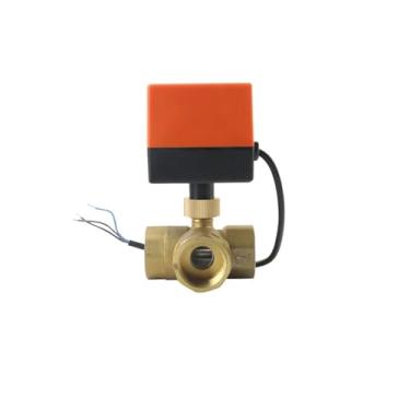 Imagem de Válvula de esfera elétrica de 3 vias de 1 polegada AC220V DC12V DC24V Válvula de esfera elétrica DN25 Válvula motorizada 1 peça (24VDC)