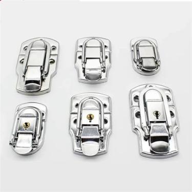 Imagem de Fechadura de ferrolho porta deslizante simples conveniência janela armário de ar MMS270 1 peça (MMS270-4 1 peça)