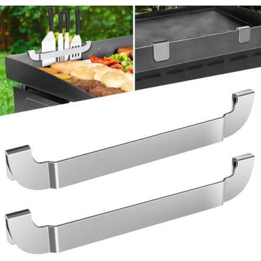 Imagem de Suporte de espátula para grelhar ZHSX 27cm de aço inoxidável magnético