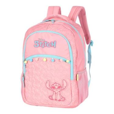 Imagem de Mochila De Costas Escolar Meninas Stitch Up4You, Rosa