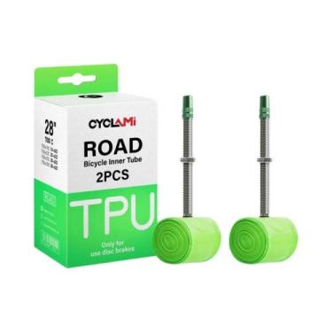 Imagem de Câmara De Ar Ultraleve 26g 700C Para Pneus De Bicicleta De Estrada Mat