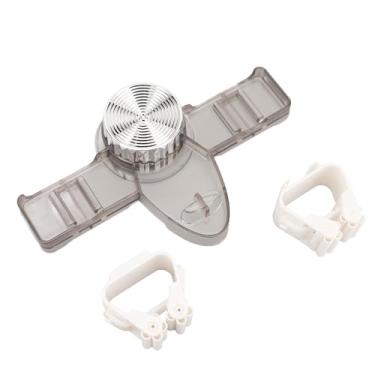 Imagem de aqxreight Suporte para Vassoura e Esfregão Ventosa Montado na Parede PET 2 Cabides Organizador de Pinça de Vassoura e Esfregão para Banheiro Cozinha Jardim Lavanderia Branco Transparente Construir