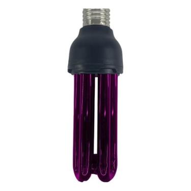 Imagem de Lâmpada Luz Roxa Neon Fluorescente 110v E27 Balada Festa Dj - Bargas