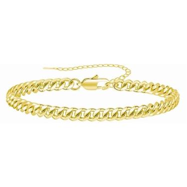 Imagem de Pulseira de corrente de elos torcidos de aço inoxidável para mulheres e homens, joias de pulso modernas, acessório elegante unissex, One Size, Metal, Sem Pedra Preciosa