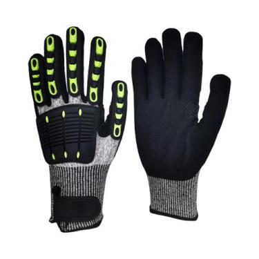 Imagem de Luvas De Proteção Laboral Antiderrapantes De Nitrilo Grau 5, Luvas De 