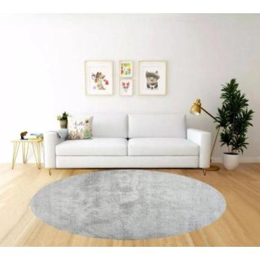 Imagem de Tapete redondo 2,00x2,00 pelo toque macio sala quarto pousada 100% ant