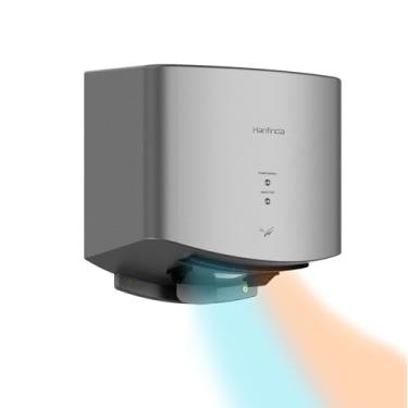 Imagem de HANFINDA Secador de mãos de banheiro comercial prata