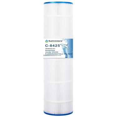 Imagem de Savener Filtros de cartucho de piscina, 1 pacote, 250 pés quadrados, compatível com Jandy CS250, R0462500, PJANCS250, Unicel C-8425, Filbur FC-0824