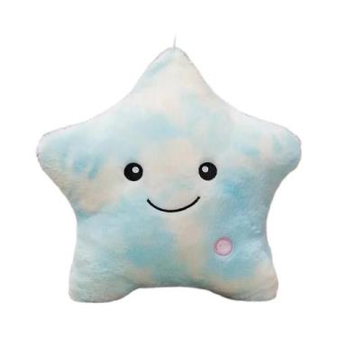 Imagem de Brinquedo De Pelúcia Estrela LED Brilhante, Almofada Macia Para Crianç