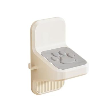 Imagem de predolo Suporte para os pés no chuveiro, sem necessidade de furar, pedal estável para banheiro, antiderrapante, ideal para depilação, manicure, homens e, Branco Cinza